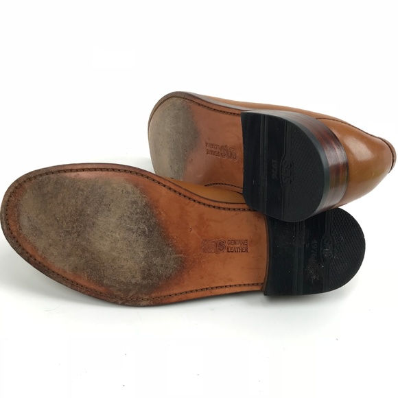 SAS Genuine Brown Loafers Men Narrow Leather 11.5